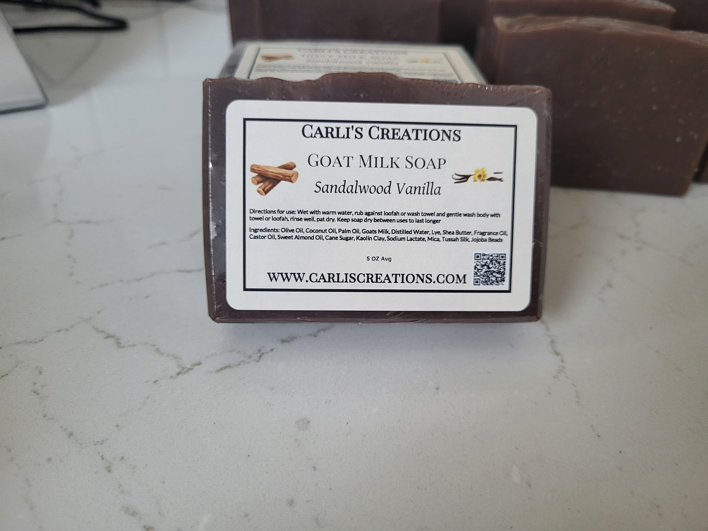 Sandalwood Vanilla Goat Milk soap