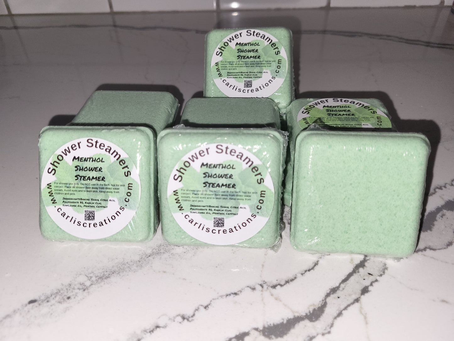 Menthol Congestion Relief Shower Steamers