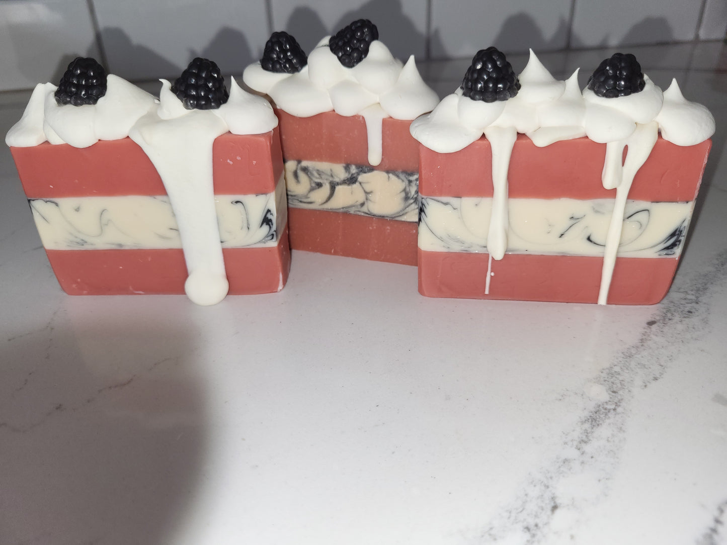 Christmas Soaps – Peppermint, Chocolate Mocha & Blackberry Cream