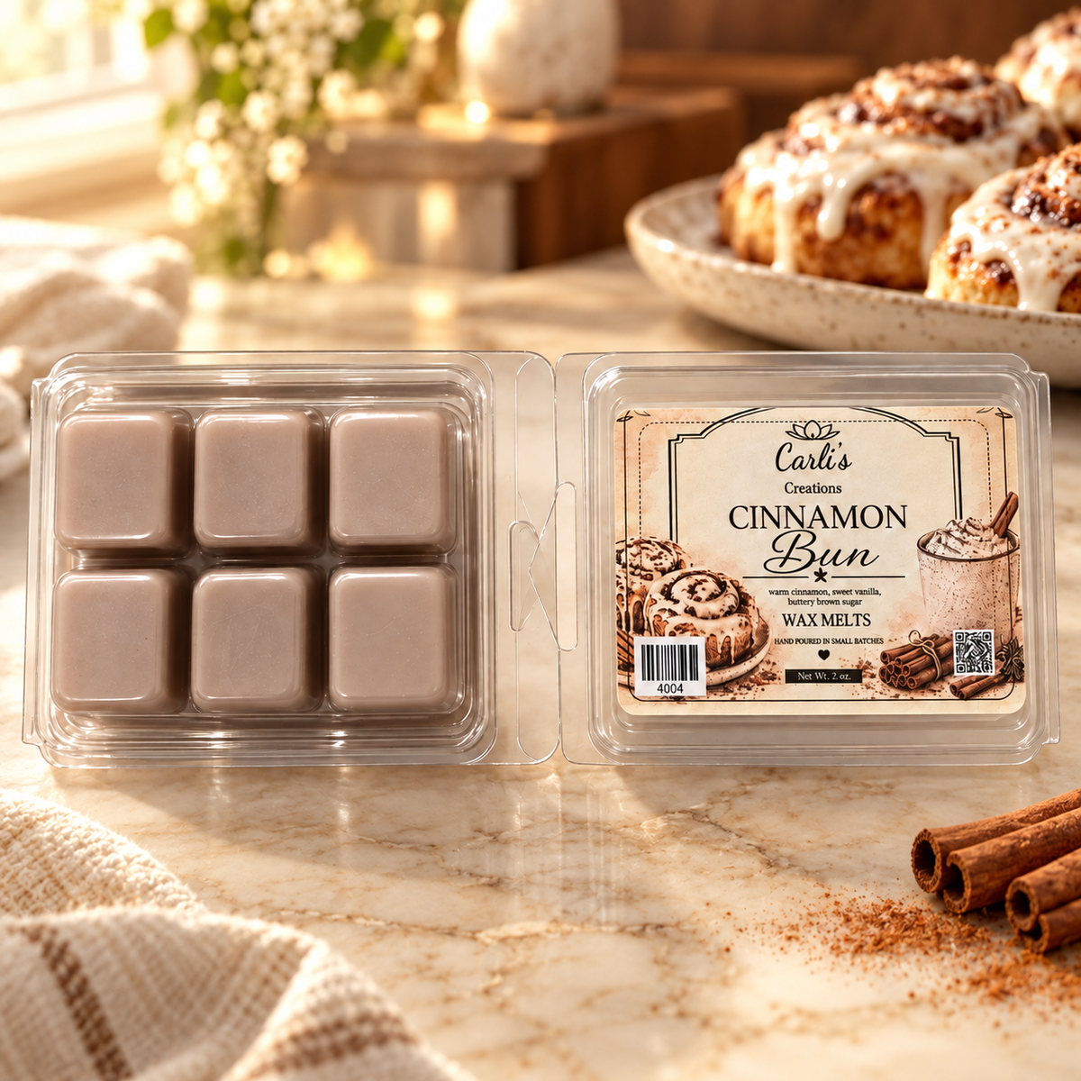 Cinnamon Bun Wax Melts