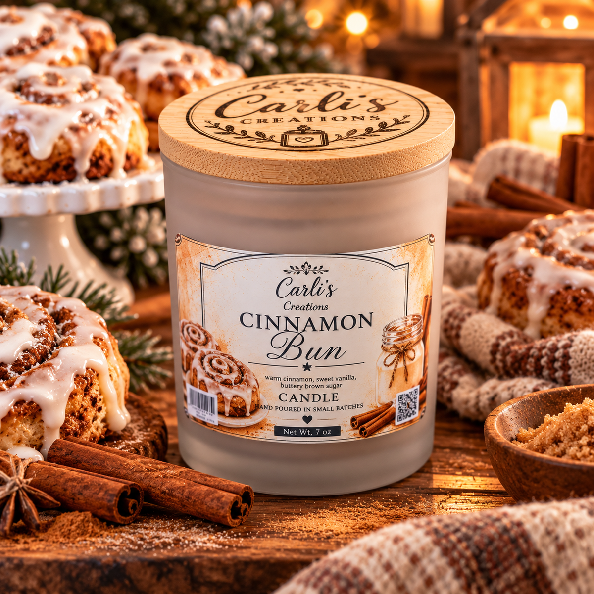 Cinnamon Bun Candle – 8 oz