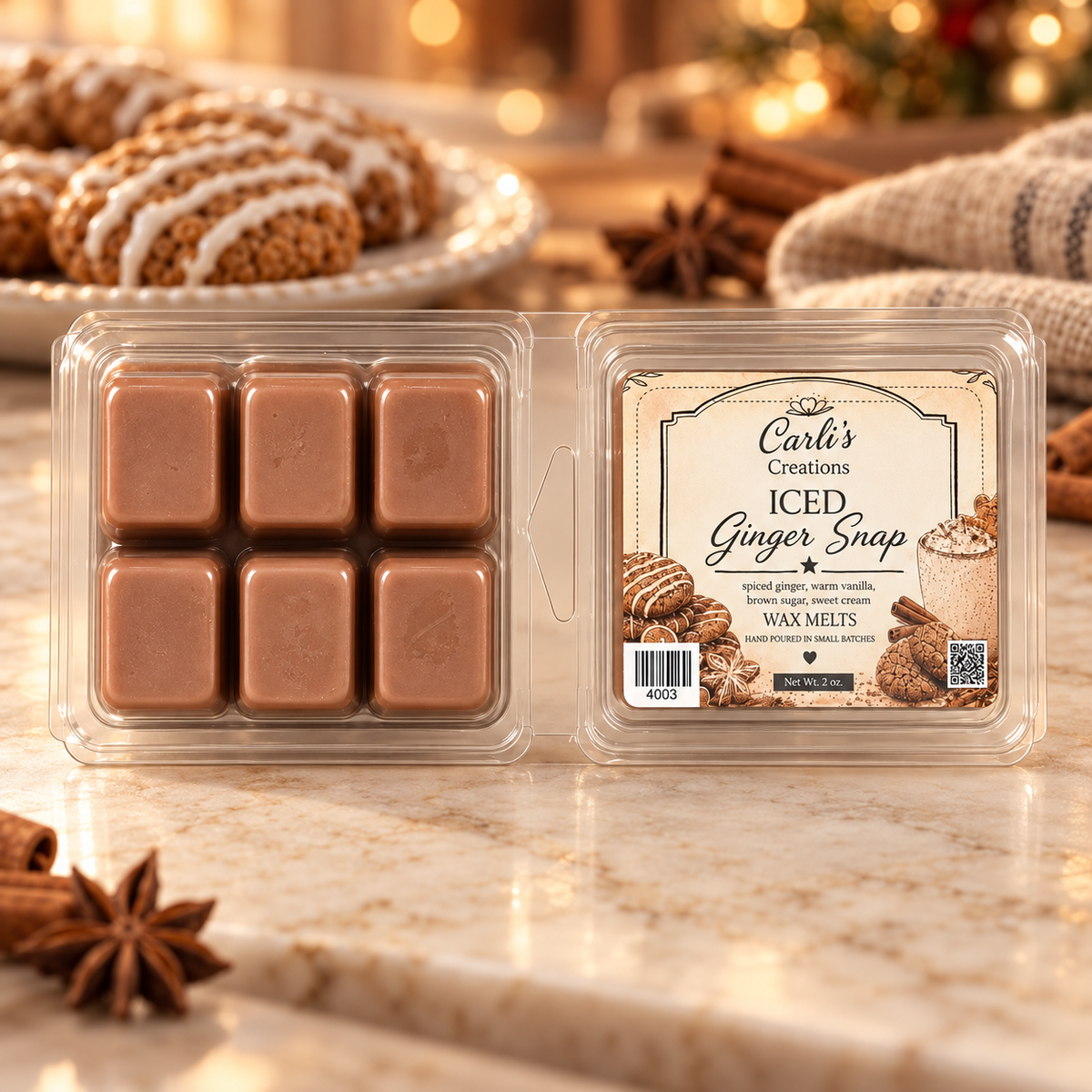 Iced Ginger Snap Wax Melts