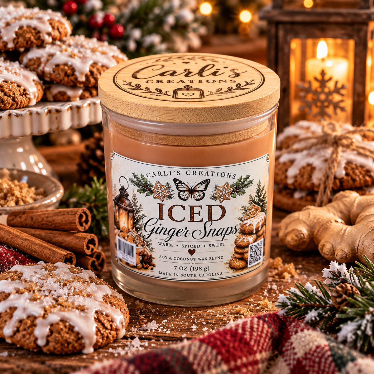 Iced Ginger Snap Candle – 8 oz