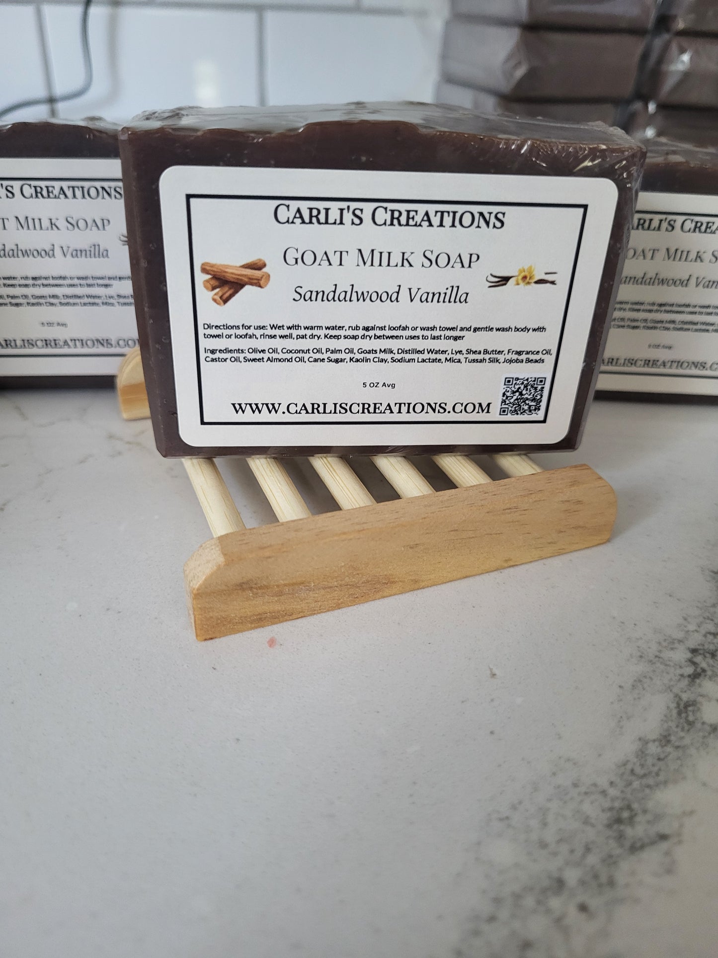 Sandalwood Vanilla Goat Milk soap