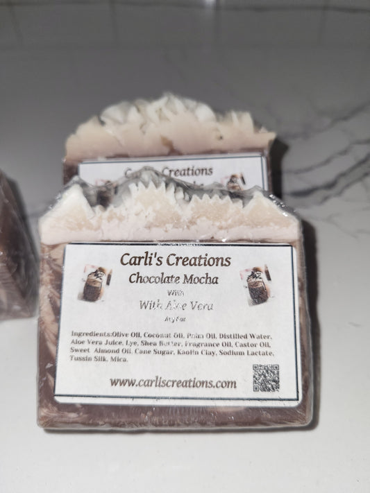 Christmas Soaps – Peppermint, Chocolate Mocha & Blackberry Cream