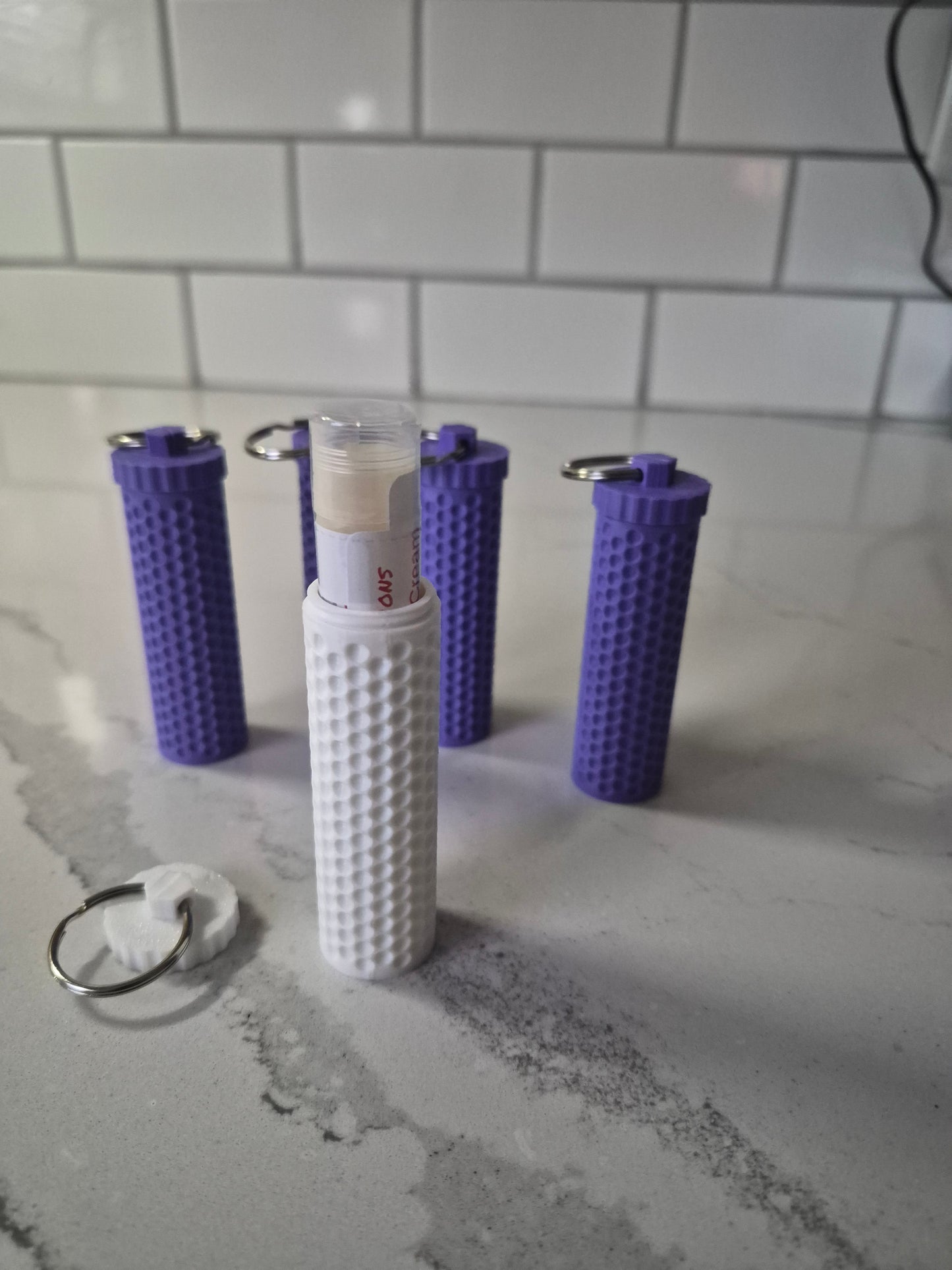 Lip Balm Keychain Holder
