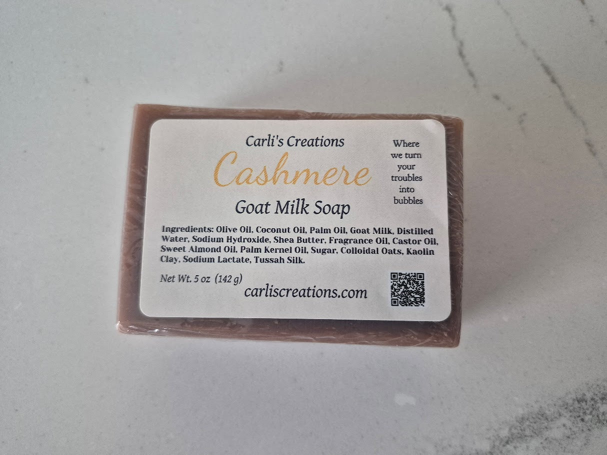 Silk Infused Goat Milk Soap | Handmade Luxury Bar (Choose Your Scent)