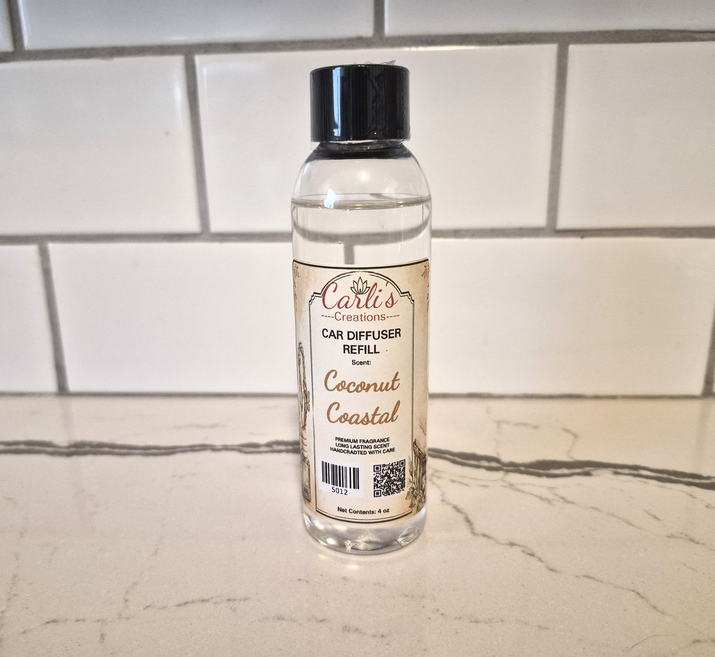 Car Diffuser Refill 4 oz Bottles