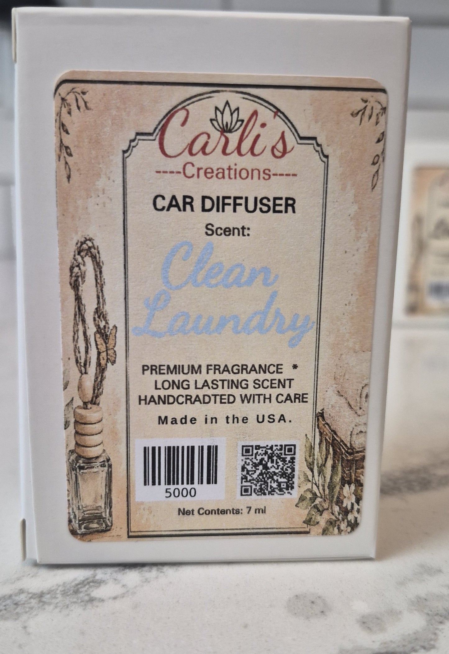 Bundle & Save: Hanging Car Diffuser + 4 oz Refill