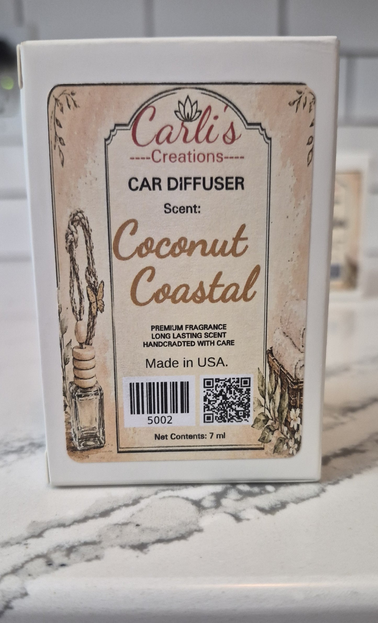 Bundle & Save: Hanging Car Diffuser + 4 oz Refill