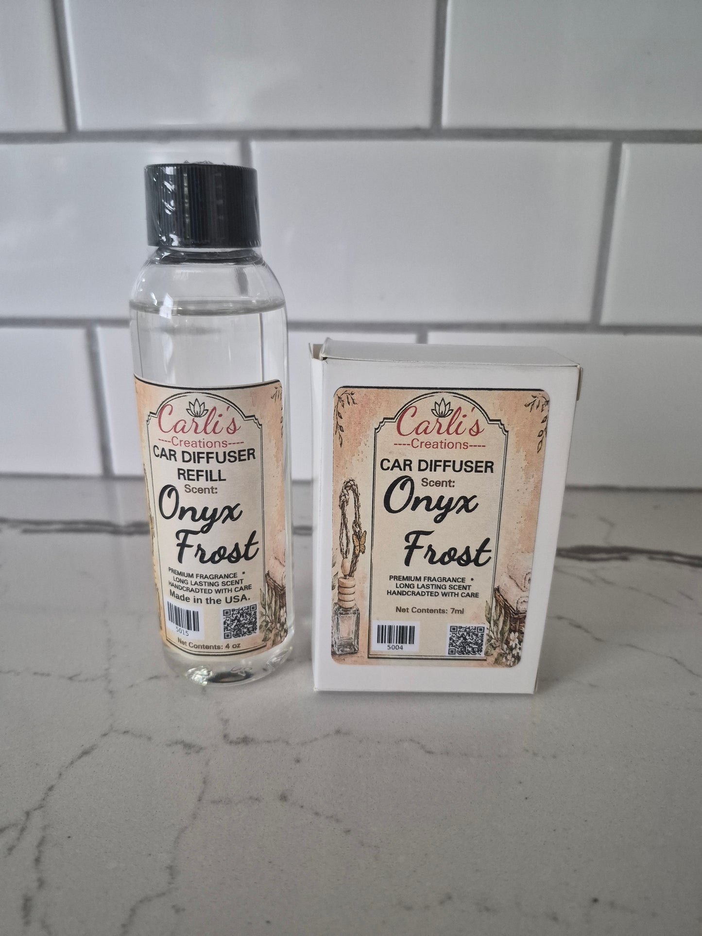 Bundle & Save: Hanging Car Diffuser + 4 oz Refill