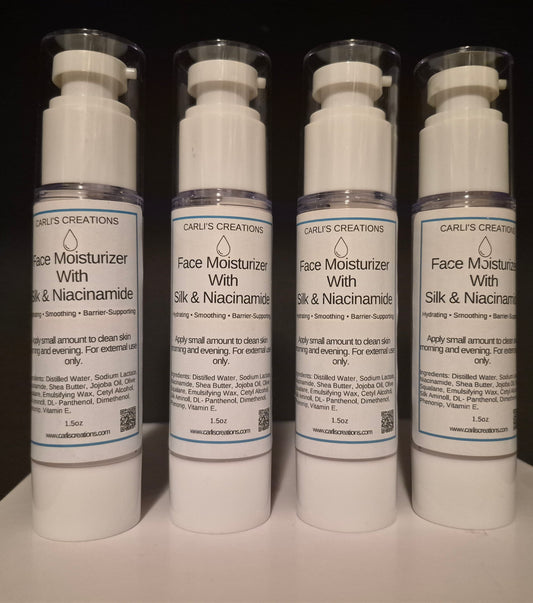 Face Moisturizer with Silk & Niacinamide