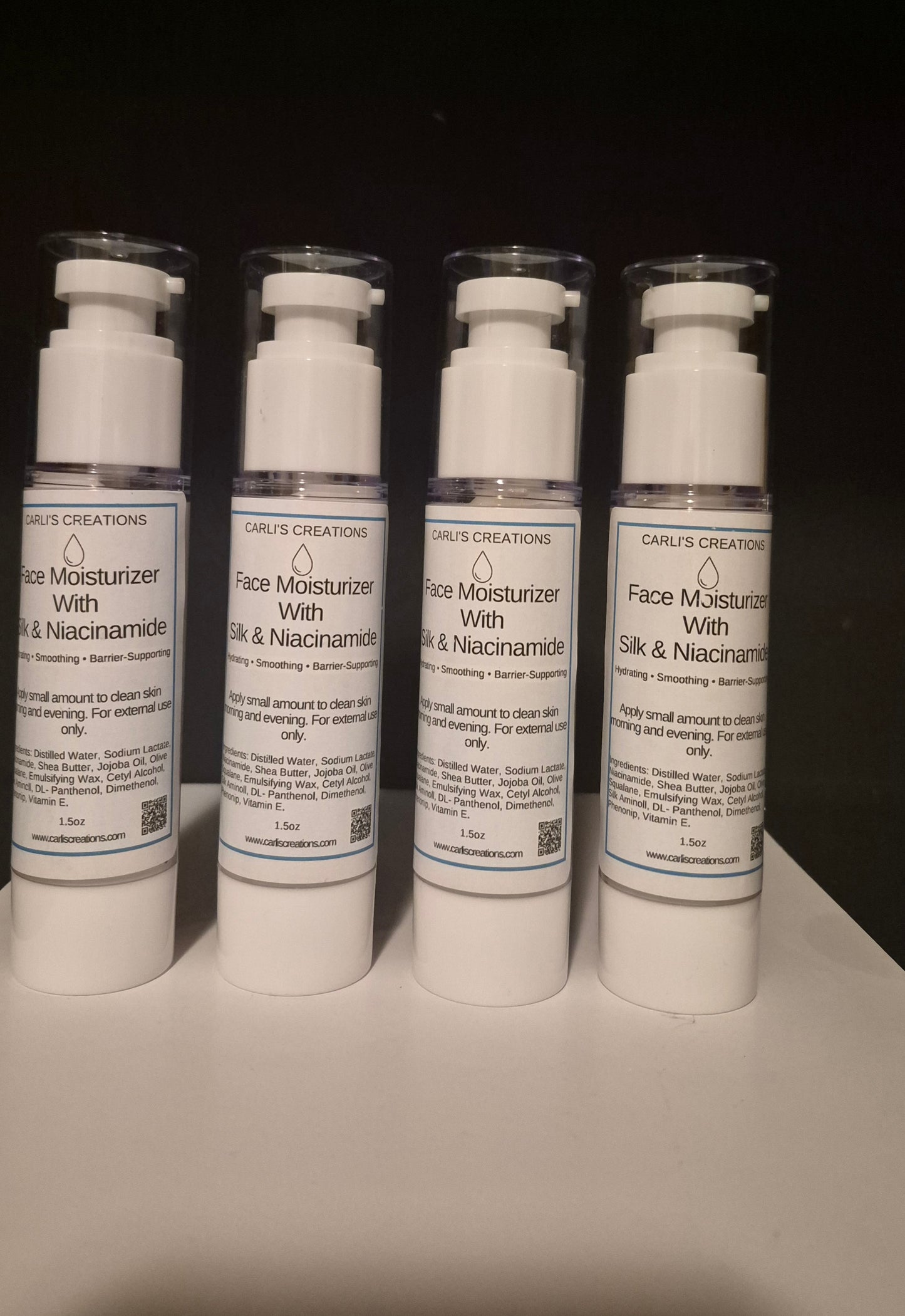 Face Moisturizer with Silk & Niacinamide