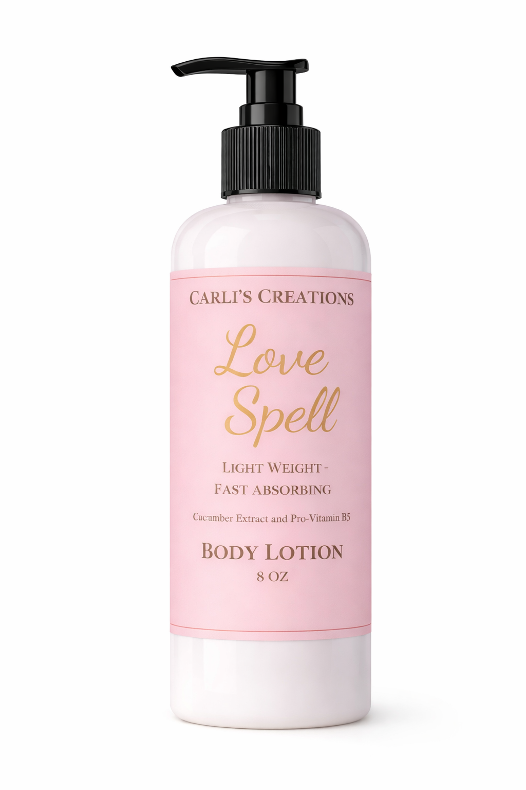 Body Lotion – Lightweight, Fast Absorbing (8 oz)