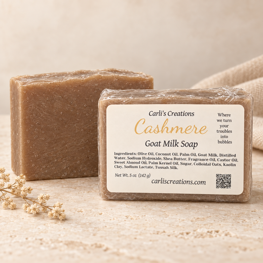 Goat Milk Soap |Silk Infused Handmade Luxury Bar (Choose Your Scent)