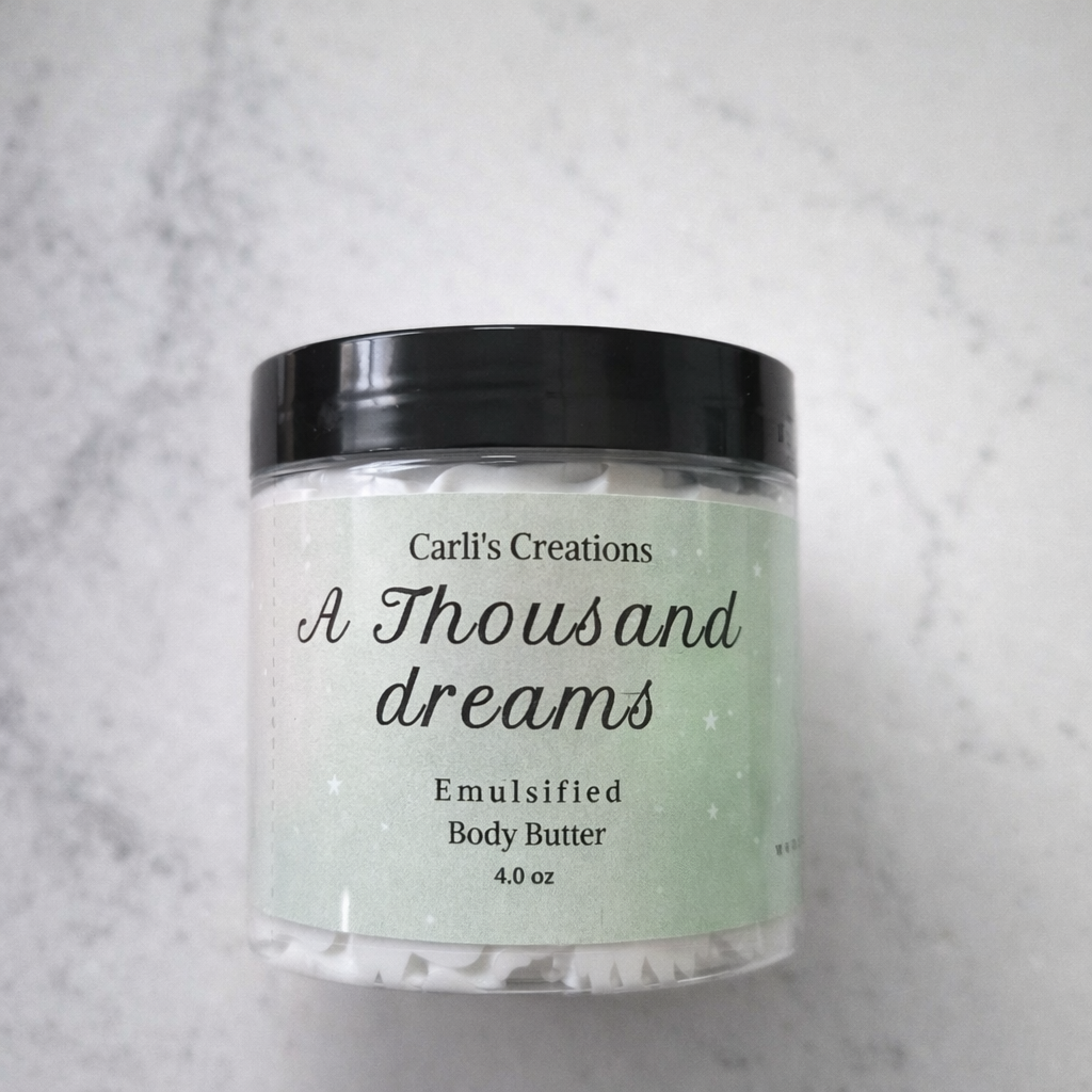 Emulsified Body Butter Available in select fragrances  and sizes