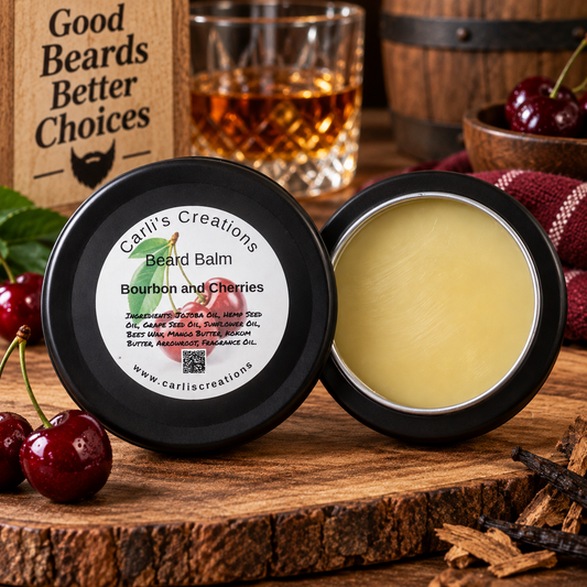 Bourbon & Cherries Beard Balm, The Perfect Man Beard Balm