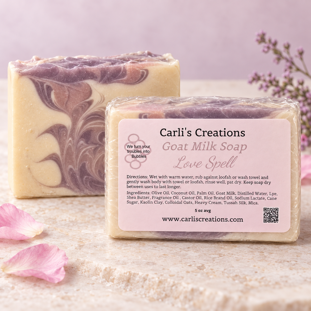 Goat Milk Soap |Silk Infused Handmade Luxury Bar (Choose Your Scent)