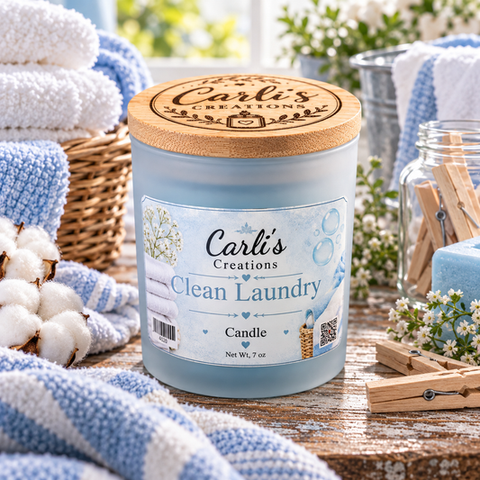Clean Laundry Candle – 8 oz