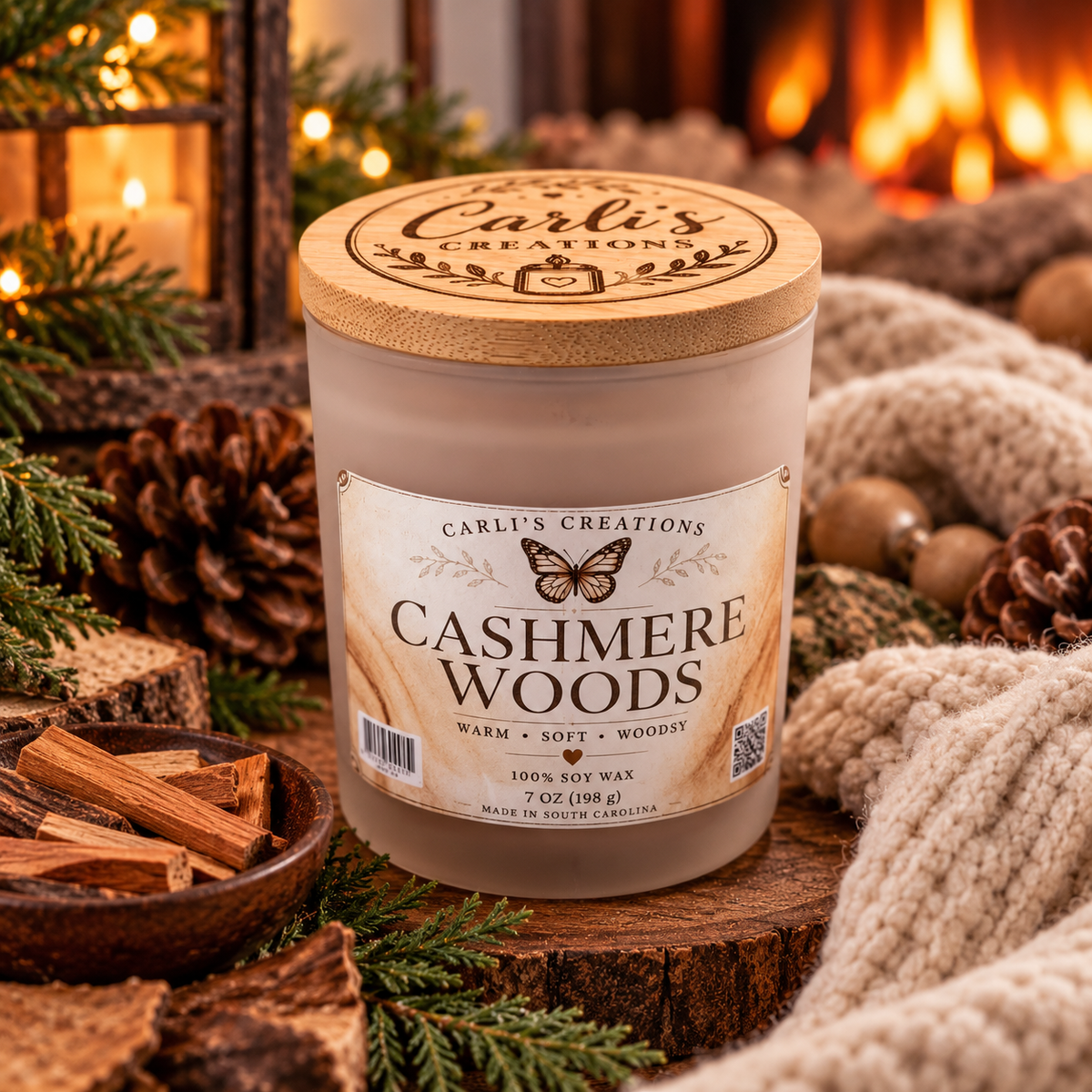 Cashmere Woods Candle – 8 oz