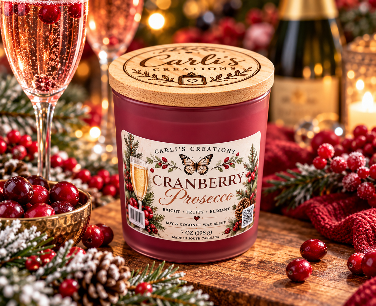 Cranberry Prosecco Candle – 7 oz