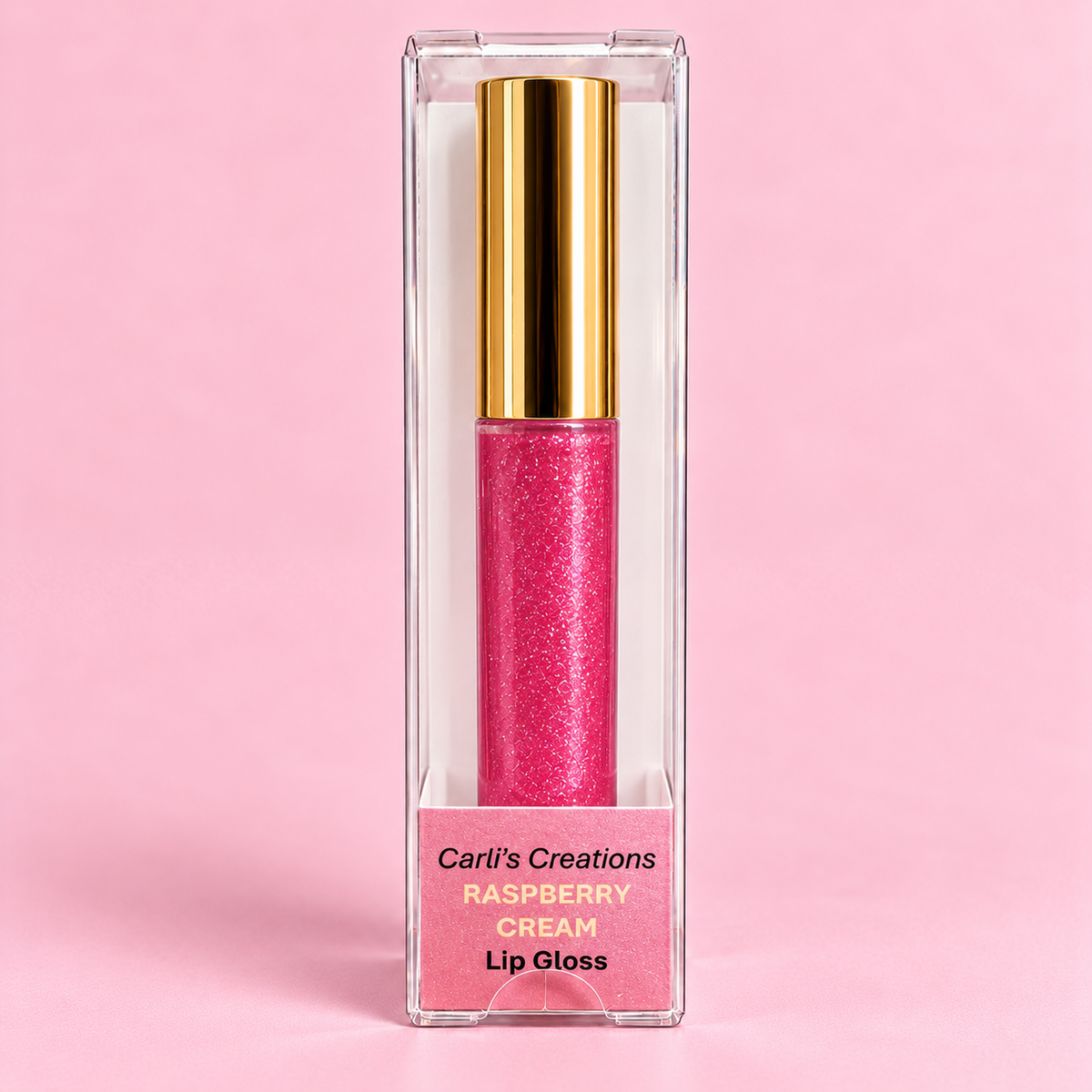 Raspberry & Cream Lip Gloss