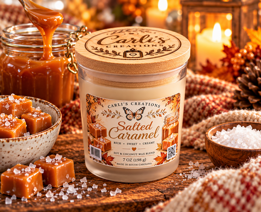 Salted Caramel Candle – 8 oz