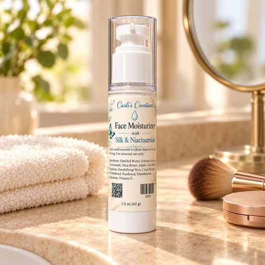 Face Moisturizer with Silk & Niacinamide